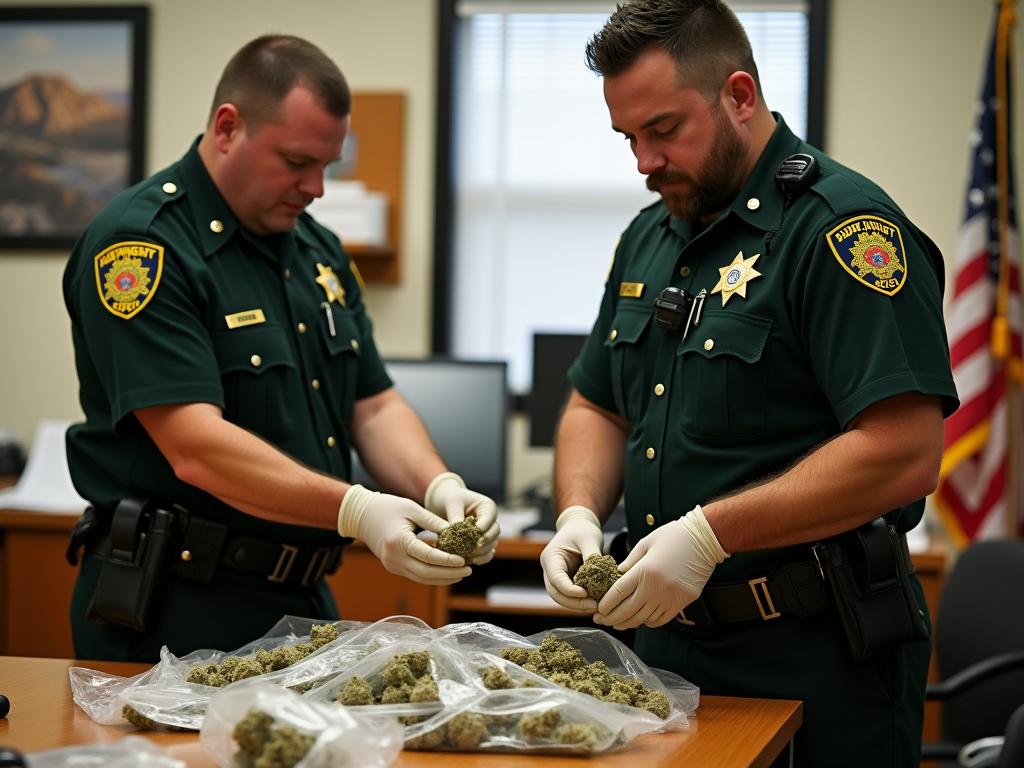 Illegal Marijuana Seizing